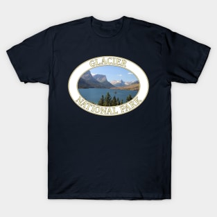 Saint Mary Lake at Glacier National Park in Montana T-Shirt